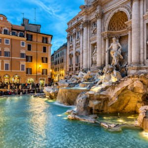 Trevi Fountain and Underground
