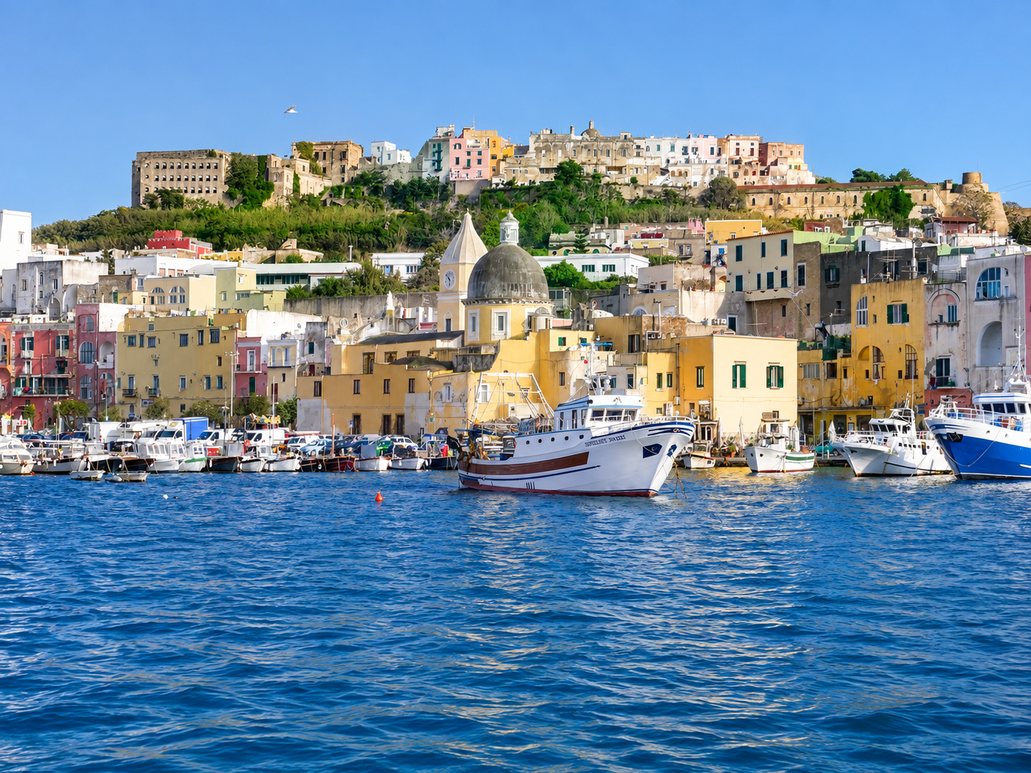 Boat tour with lunch on board to discover Procida - Imagem 3